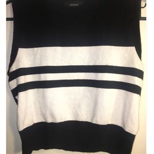 Forever 21 striped crop top